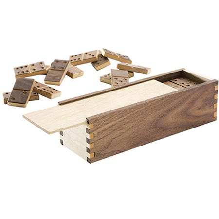 Domino box based on free plan from Rockler