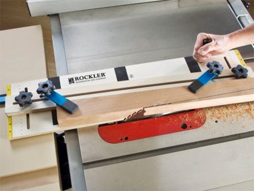 Using a tapering jig to cut furniture legs