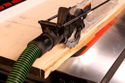 Cutting a board with uneven edges