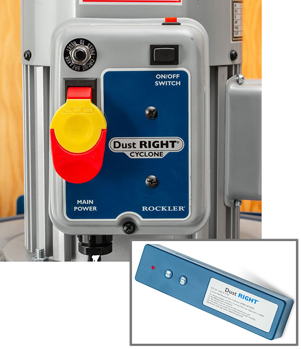 dust collector power switch and remote control
