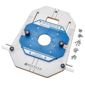 Dado cutting router jig