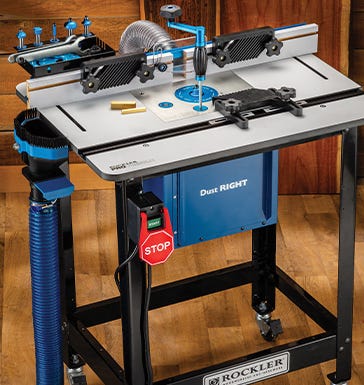 Rockler router table with full suite of accessories