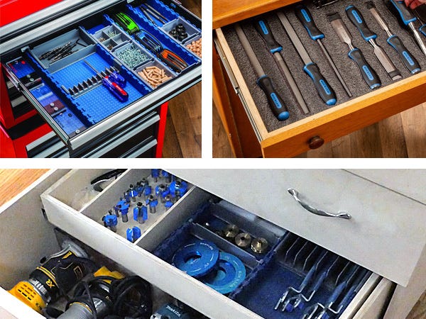 three drawer organizer inserts