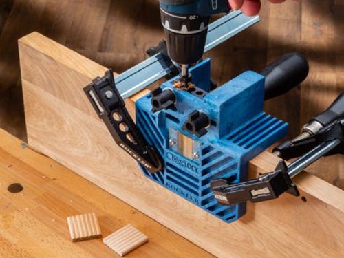 Cutting mortise-and-tenon joinery with a beadlock kit