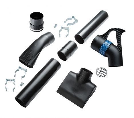 Rockler dust right four inch quick change shop and tool set