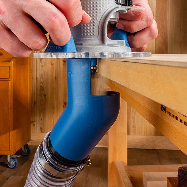 Dust Right Edge-Routing Dust Port