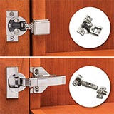 Examples of European-style hinges