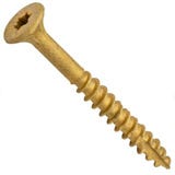 Long exterior-grade wood screw