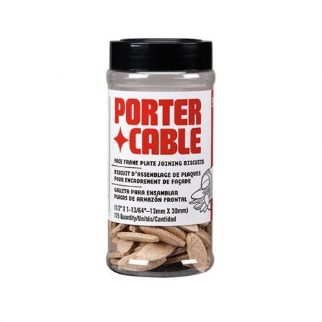 Porter Cable face frame biscuits