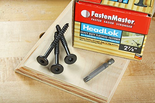 Fastenmaster flathead construction screws
