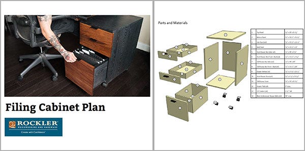 file cabinet project plan download button