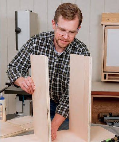 fitting fastening shelving rabbets