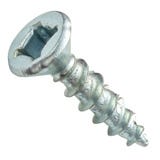 Wood screw with flat top