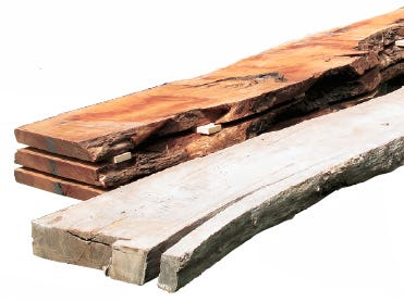 Gnarled and flawed mesquite boards