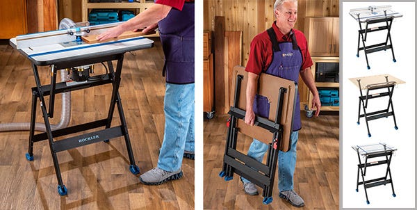 folding work table support stand