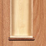 Four-sided drawer casework with front panel