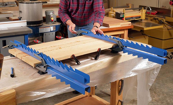 deluxe panel clamps making large panel