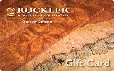 gift rockler woodworking cards