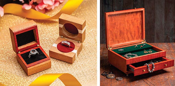 ring box and jewelry box