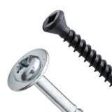 Examples of washer head and trim head screws