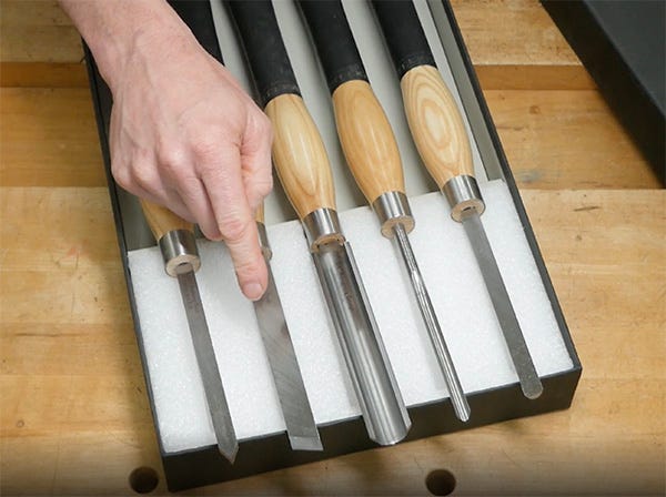 5 piece turning tool set