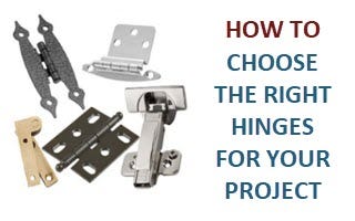 Choosing The Right Cabinet Hinge For Your Project