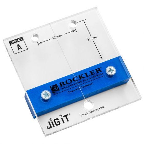 Rockler jig-it hinge drilling template