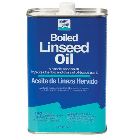 Klean Strip boiled linseed oil can