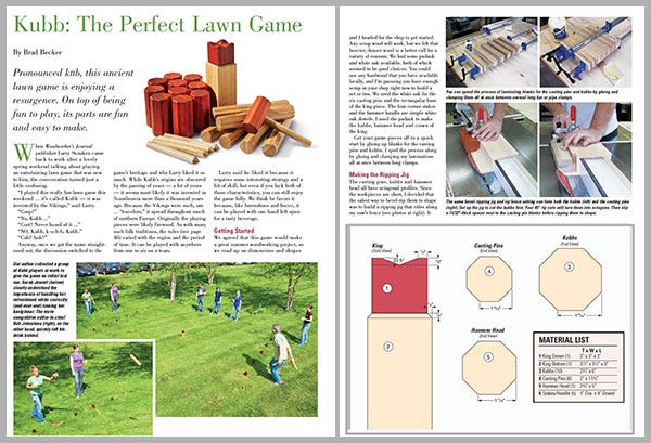 kubb yard game project plan download button