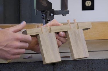 How to Make Kerfs and Wedges for Through Tenons - A Free Video from the  Center for Furniture Craftsmanship