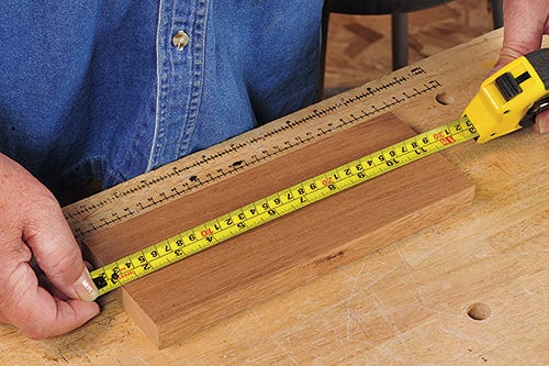 Checking the accuracy of a tape measure