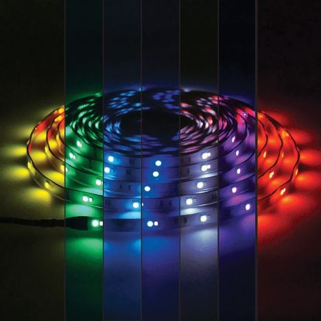 Mulit-color led light tape kit