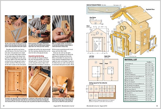 Pages 3 through 4 of the lending library plan