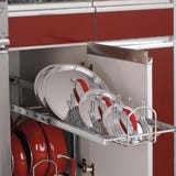 Shelf rack for organizing pot and pan lids