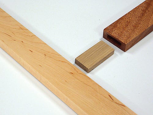 Mortise-and-tenon joint secured with a second loose tenon