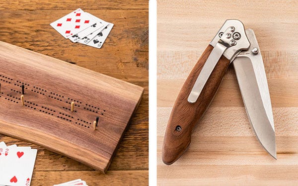 cribbage board and knife maker kits
