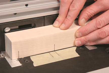 Using router to make a mortise cut