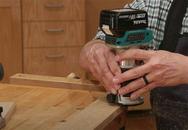 makita cordless router