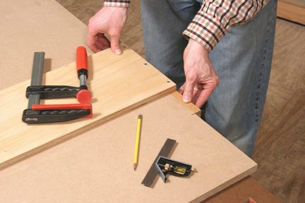 merkintä cuts around crosscutting jig