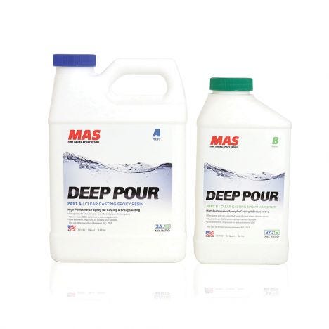 MAS deep pour epoxy bottles