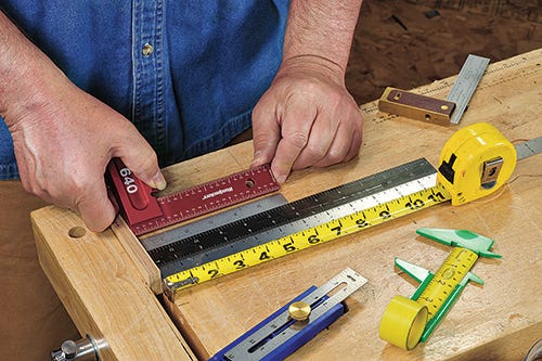Measuring tools store for woodworking