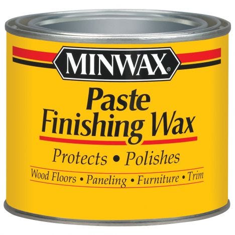Minwax paste finishing wax can