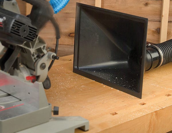 miter saw dust hood
