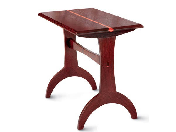 Modern-style wenge wood country table