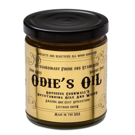 Odie's oil nine ounce bottle