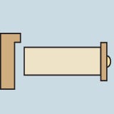 Diagram of drawer with over-travel extension
