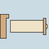 Diagram of a drawer with over-travel extension