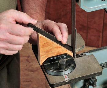 Shop-made plywood sanding jig