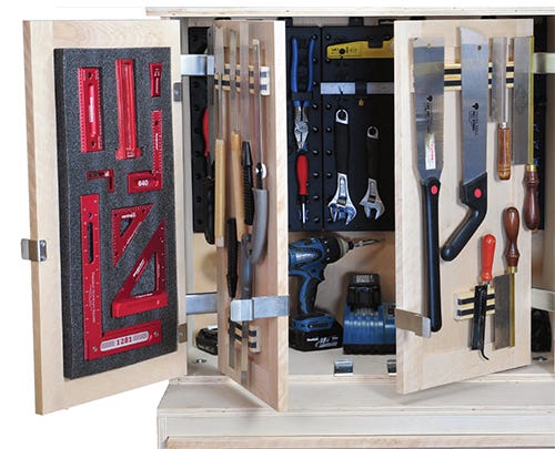 Woodsmith Wall-Mounted Tool Storage Plan