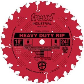 Freud heavy duty rip table saw blade